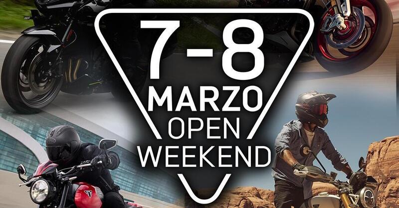 Tutti in moto: arriva il Triumph Open Weekend!