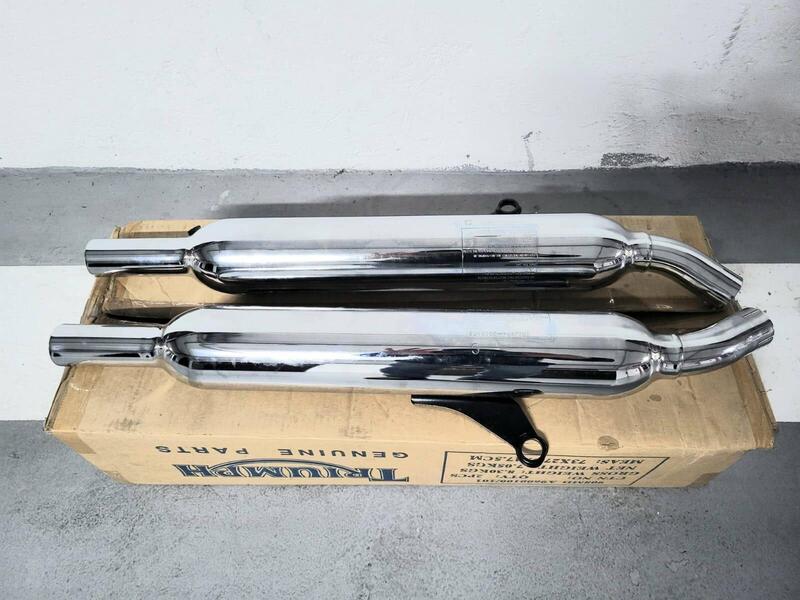 Scarichi ORIGINALI Triumph Bonneville T100 Carbs