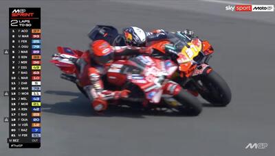 MotoGP 2026. GP di Thailandia. Le reazioni al contatto (con penalit&agrave;) tra Marc M&aacute;rquez e Pedro Acosta, Davide Tardozzi: "Entrata aggressiva, ma non l'ha toccato"