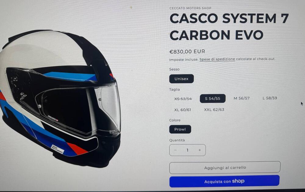 CASCHI NUOVI MODULARI BMW