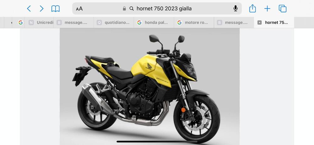 Honda CB 750 Hornet (2023 - 24)