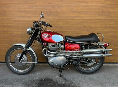 Bsa A65 FIREBIRD SCRAMBLER 650 TARGA ORO FMI d'epoca