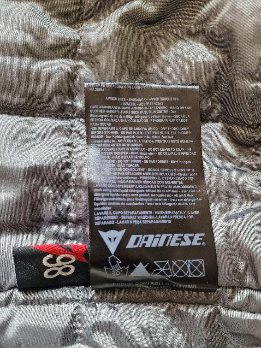 Giacca Touring Dainese taglia 50 con piumino inter (14)