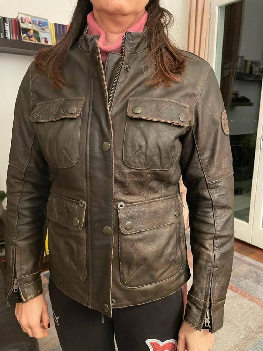 Giubbino in pelle donna originale Triumph – XS