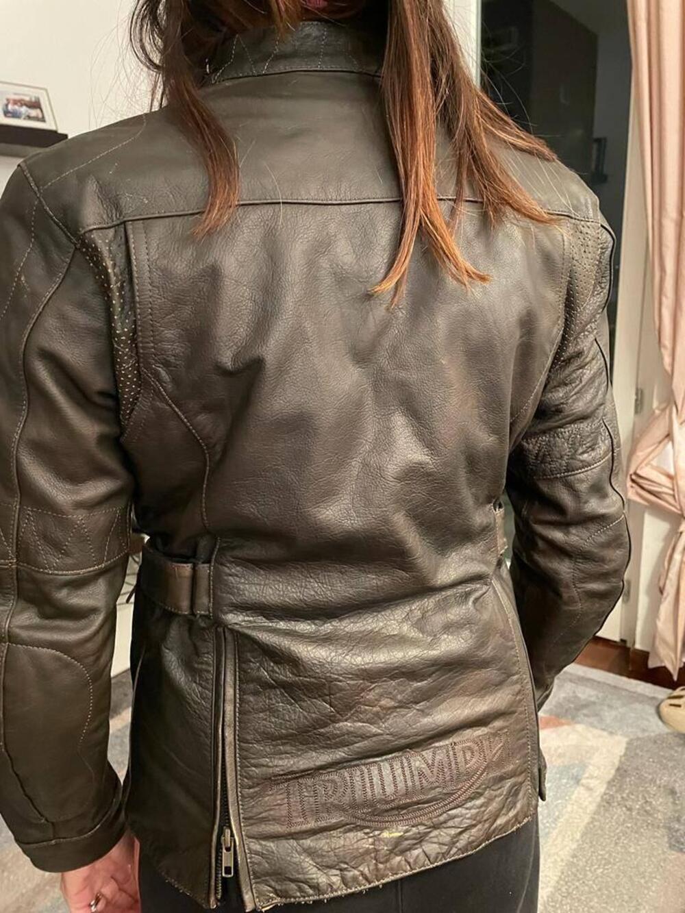 Giubbino in pelle donna originale Triumph – XS (8)