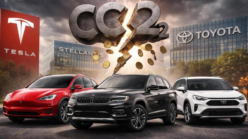 Stellantis e Toyota lasciano Tesla sull&rsquo;auto elettrica: salta l&rsquo;alleanza anti-multe in Europa