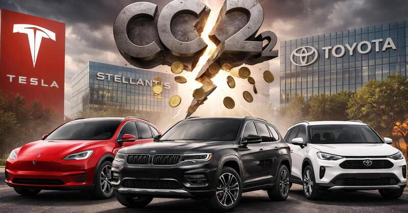 Stellantis e Toyota lasciano Tesla sull&rsquo;auto elettrica: salta l&rsquo;alleanza anti-multe in Europa