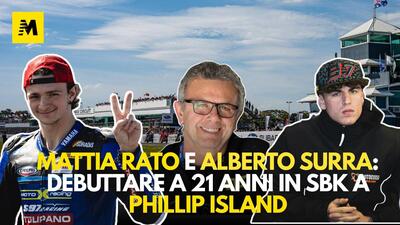 SBK. Mattia Rato e Alberto Surra: debuttare a 21 anni nel WorldSBK a Phillip Island