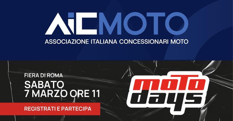 AICMOTO incontra i concessionari ai Roma Motodays 2026