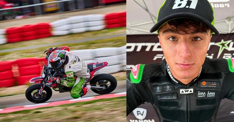 Sale in moto a 18 anni per la prima volta e vince un campionato di Pitbike