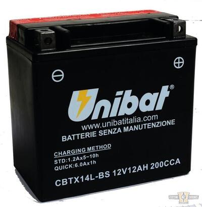 Batteria UNIBAT CBTX14L-BS Sportster dal 2004 al 2