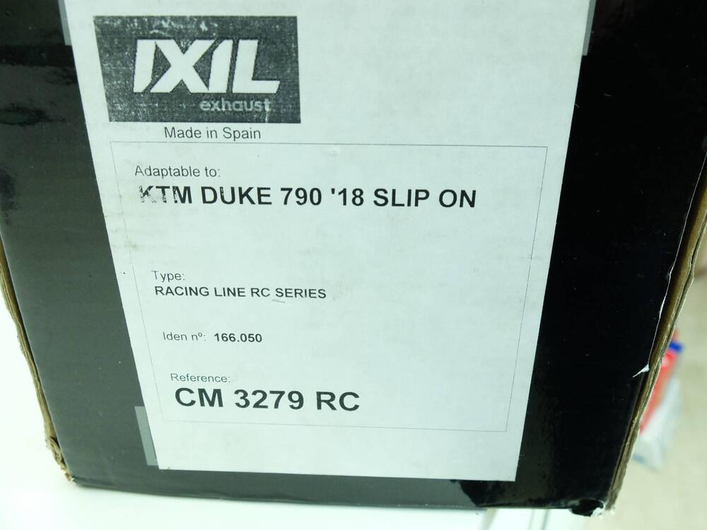 Scarico finale Ixil omologato KTM Duke 790 2018/24 (12)