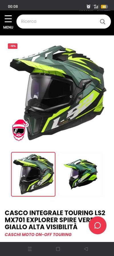 Casco integrale Touring LS2 MX701 Explorer