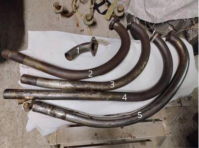 Collettori di scarico curva marmitta per moto e ci Varie moto e ciclomotori d'epoca