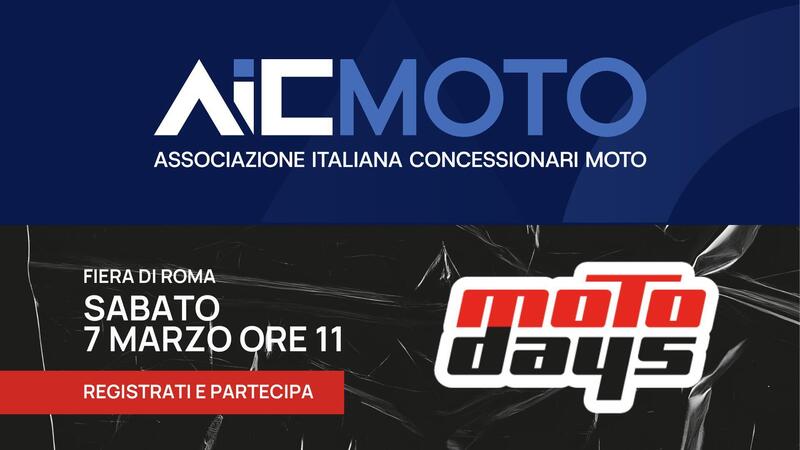 AICMOTO incontra i concessionari ai Roma Motodays 2026
