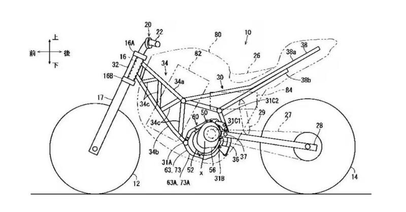 Kawasaki brevetta un telaio modulare. Ma &egrave; per moto elettriche