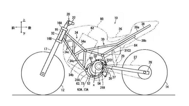 Kawasaki brevetta un telaio modulare. Ma &egrave; per moto elettriche