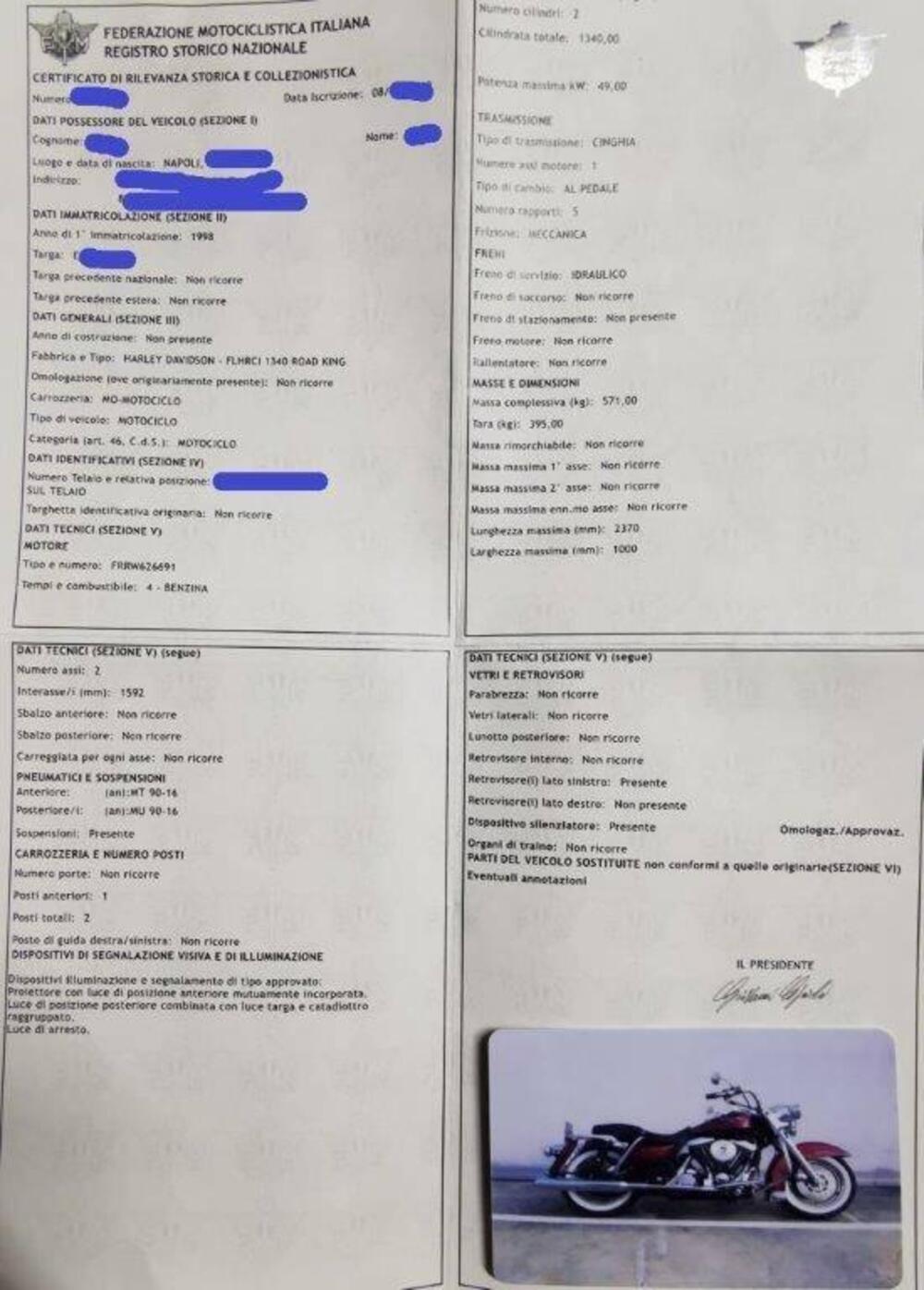 Harley-Davidson 1450 Road King (1999 - 03) - FLHR (16)