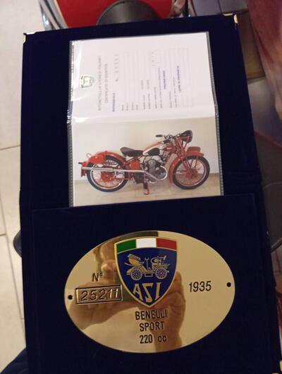 Benelli 220 sport 1935 d'epoca