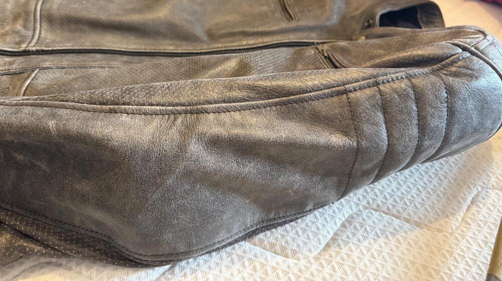 Giacca da moto in pelle carburo (3)