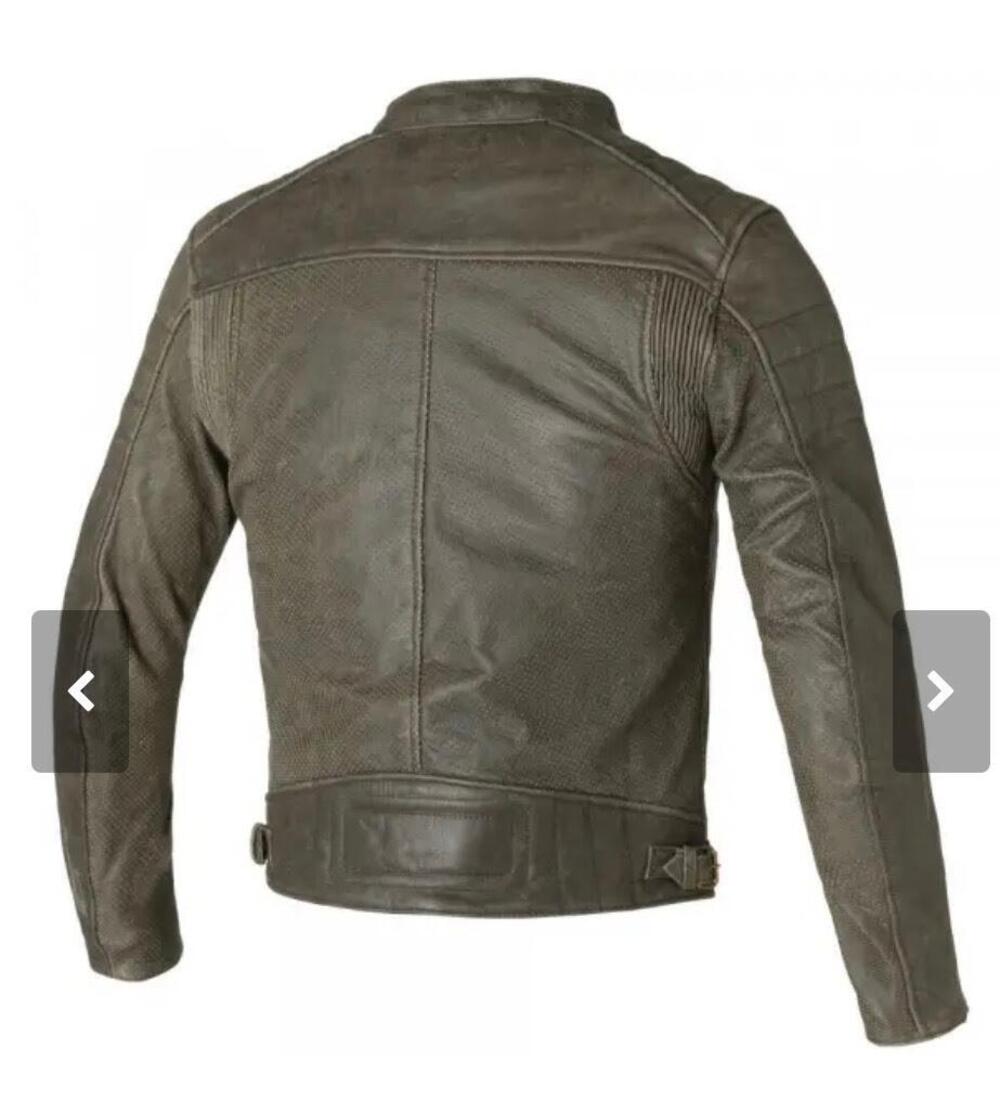 Giacca da moto in pelle carburo (6)