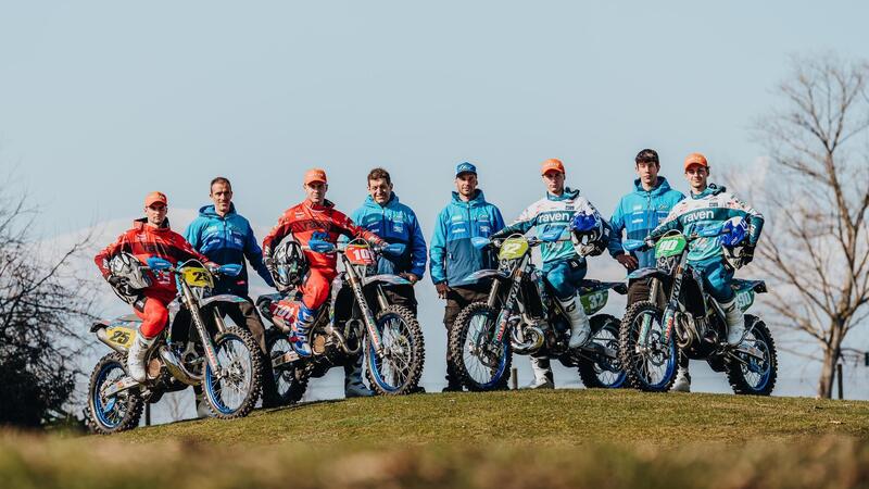 Raven e il Tm Moto Boano Factory Team lanciano la partnership Enduro 2026