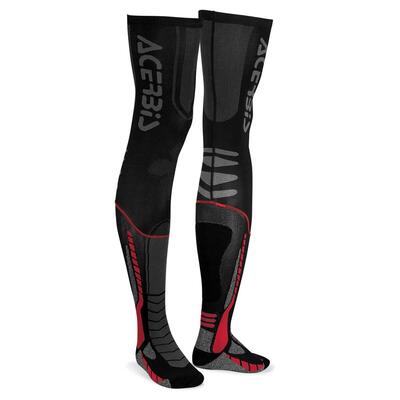 Calze tecniche lunghe Acerbis X-Leg Pro Nero Rosso