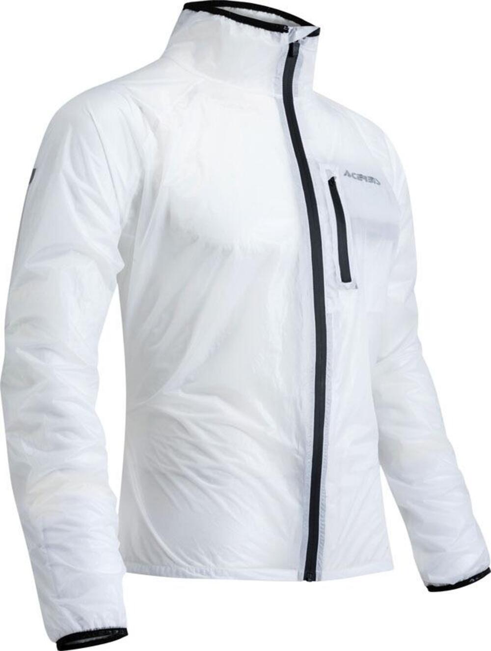 Giacca antipioggia Acerbis RAIN DEK PACK Bianco