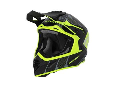 Casco cross Acerbis X-Track 2206 in fibra Nero Gia
