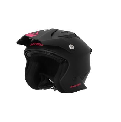 Casco Jet Acerbis Aria 2206 Nero Rosa