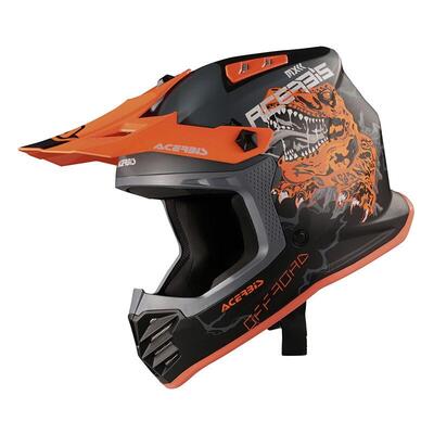 Casco Cross Bambino Acerbis Profile Junior Arancio