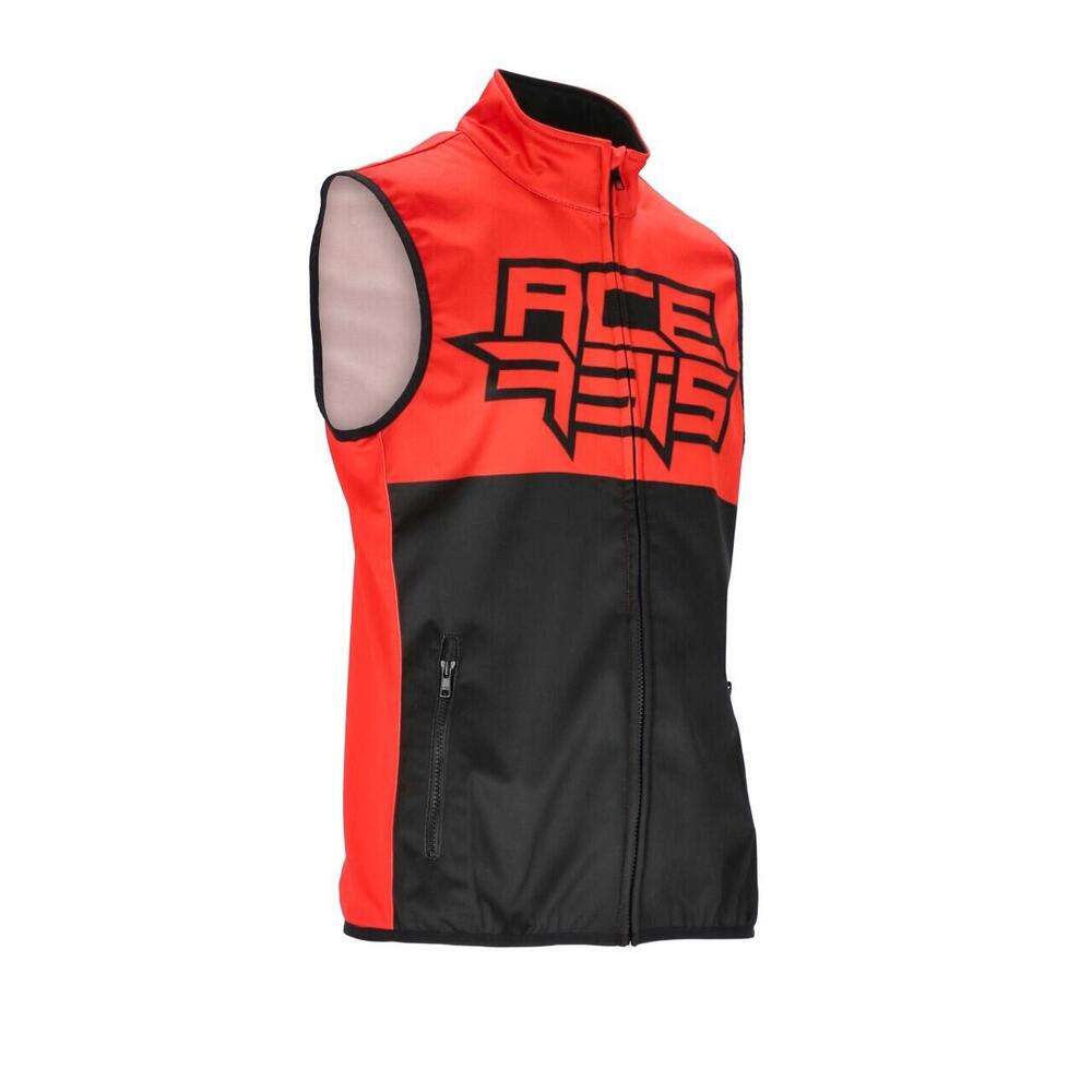Gilet cross Acerbis SOFTSHELL LINEAR Nero Rosso