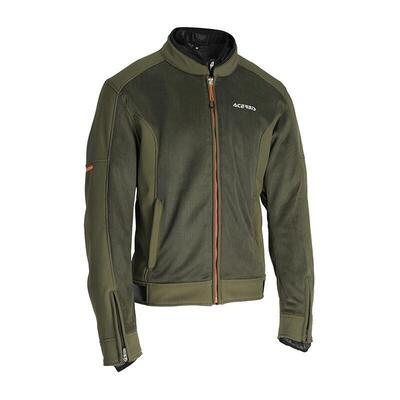 Giacca Moto Estiva Acerbis Gordon Verde Arancio
