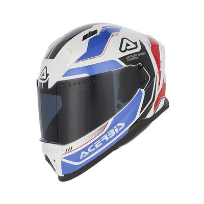 Casco Integrale Acerbis X-Way Graphic Bianco Blu