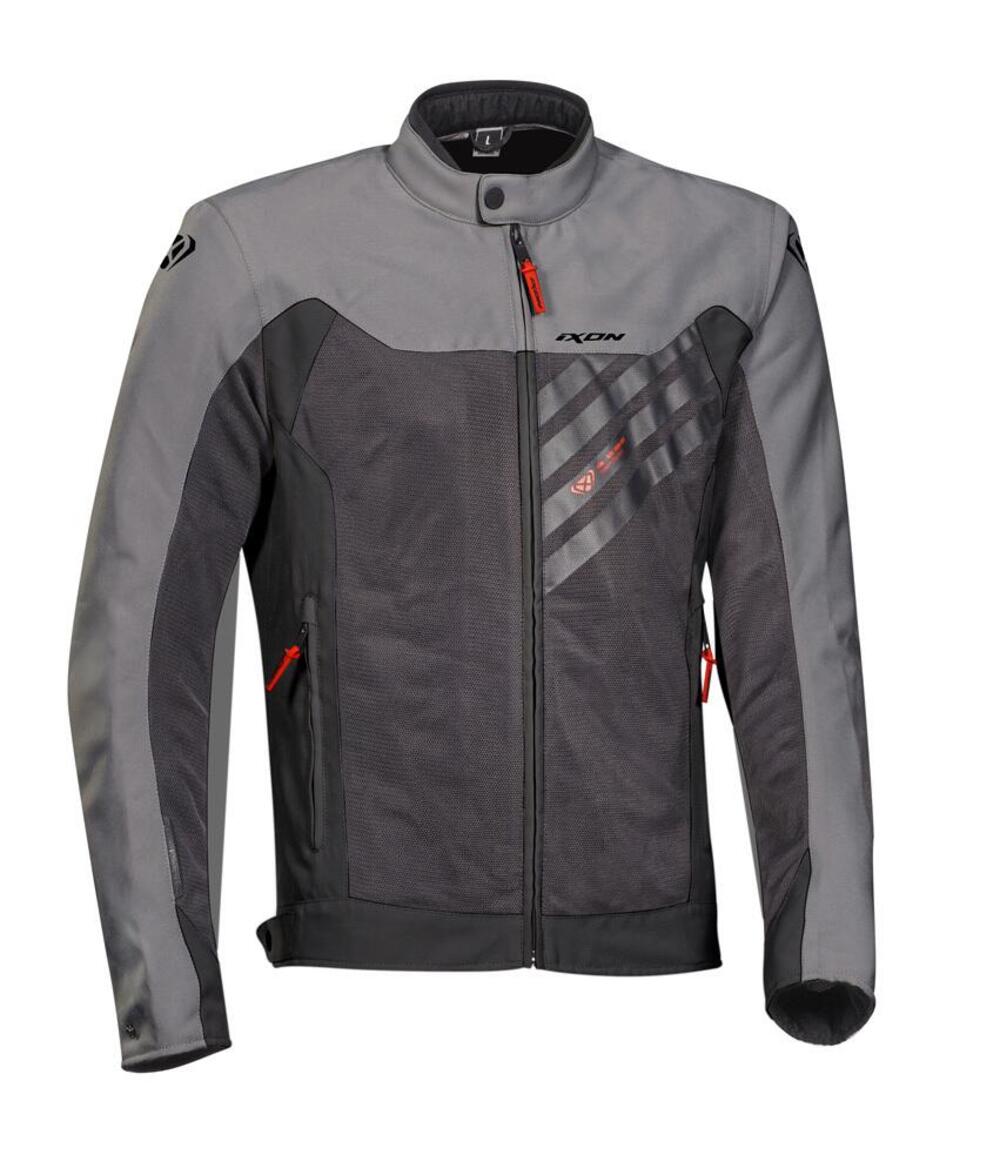Giacca moto estiva Ixon ORION Antracite Grigio Ros