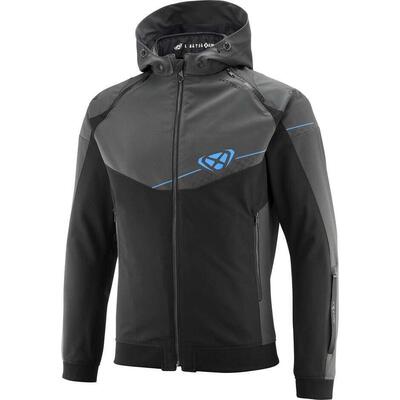 Giacca Moto Estiva Ixon Section Nero Antracite Blu