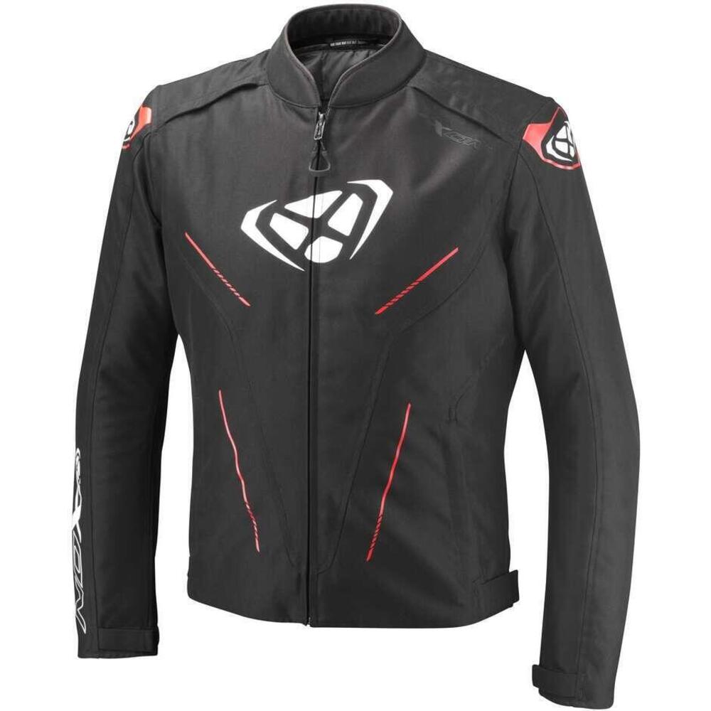 Giacca Moto Ixon Prodigy Nero Bianco Rosso
