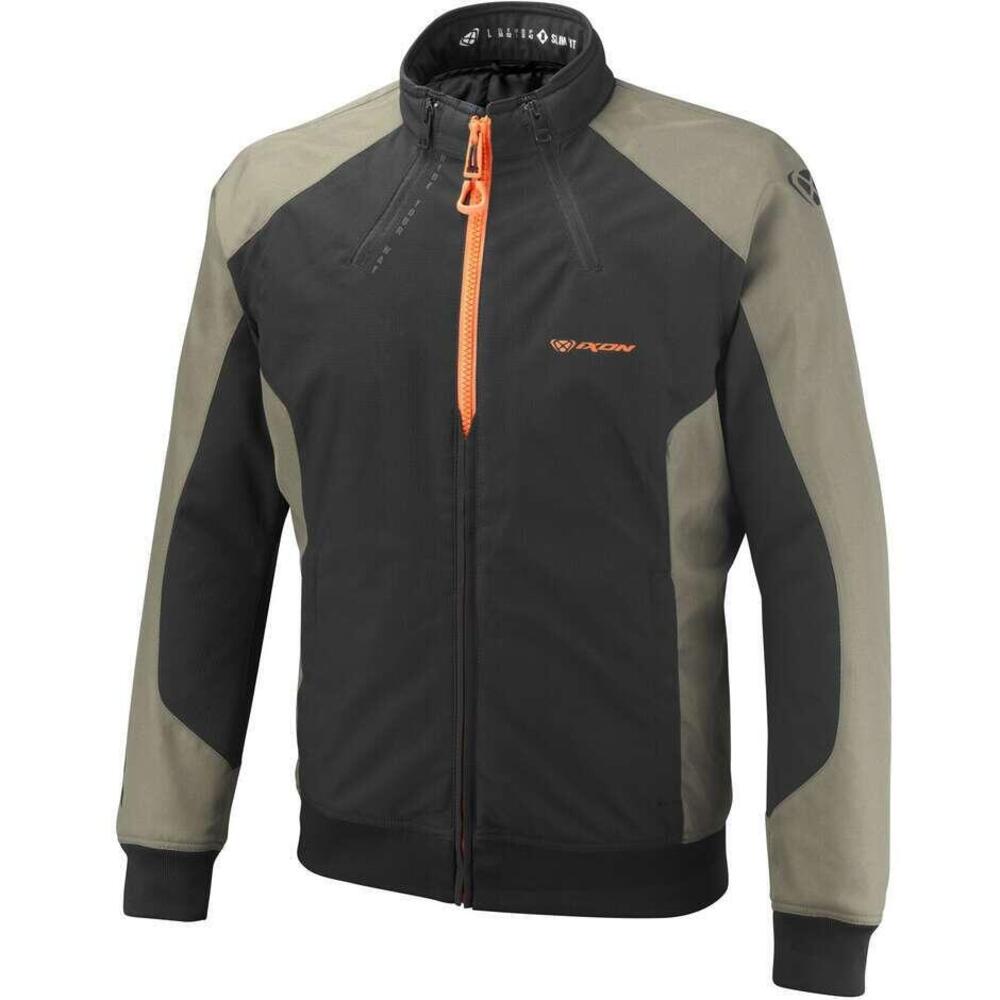 Giacca Moto Ixon Siwa Kaki Nero