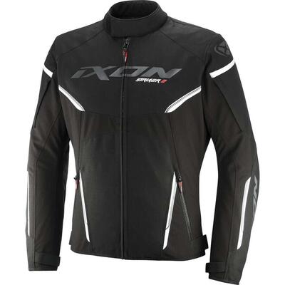 Giacca Moto Ixon Striker 2 Nero Bianco
