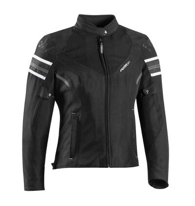 Giacca moto donna Ixon ILANA EVO 3 strati Nero Bia