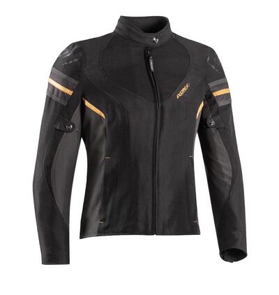 Giacca moto donna Ixon ILANA EVO 3 strati Nero Ant