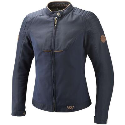 Giacca Moto Donna Ixon Hornet Lady Navy Marrone