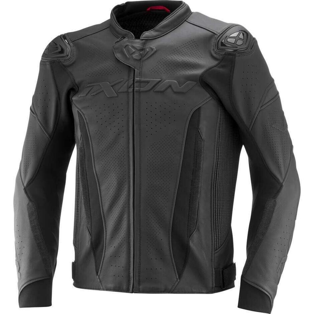 Giacca Moto Pelle Ixon Vortex 3 Nero Nero