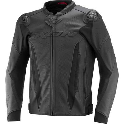 Giacca Moto Pelle Ixon Vortex 3 Nero Nero
