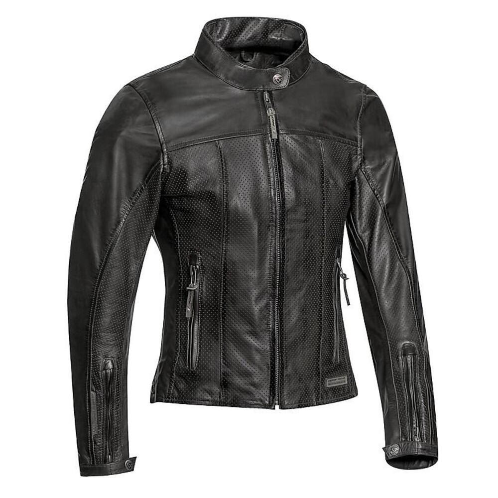Giacca moto donna pelle estiva Ixon CRANK AIR LADY
