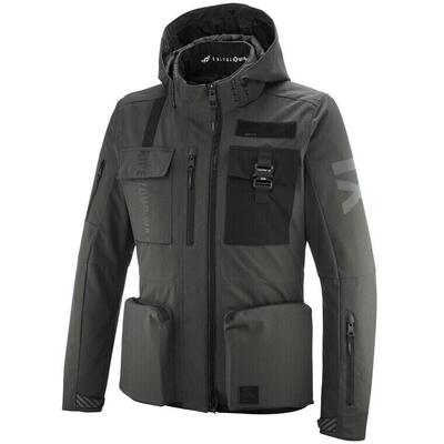 Giacca Moto Donna Ixon Darkrise Antracite Nero