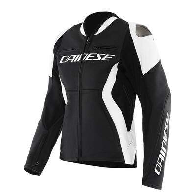 Giacca Moto Pelle Donna Dainese Racing 5 Bianco