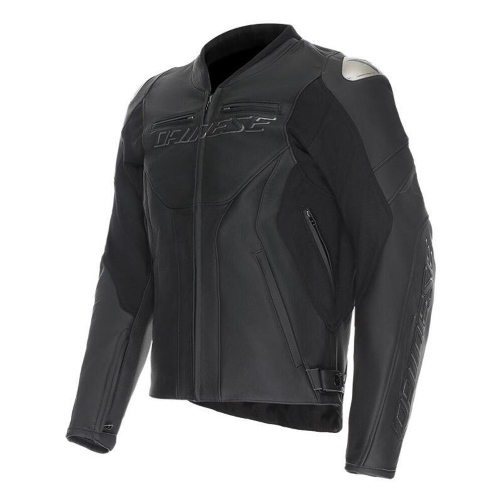 Giacca Moto Pelle Dainese Racing 5 Nero