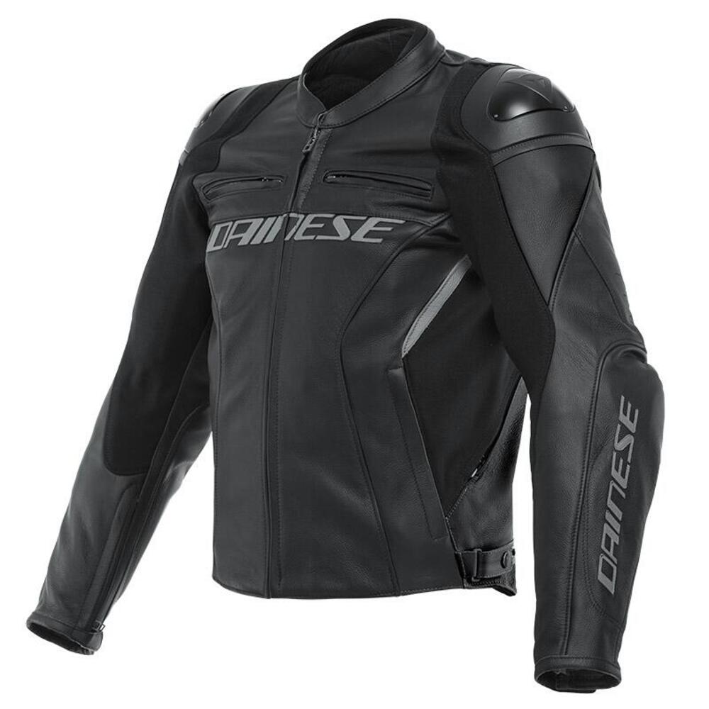 Giacca moto pelle Dainese RACING 4 Nero Nero
