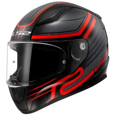 Casco integrale LS2 FF353 Rapid 2 Circuit rosso
